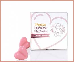 Wax Melts άρωμα Papaya Χειροποίητo 100% Φυτικό Κερί Σόγιας-12 τεμ