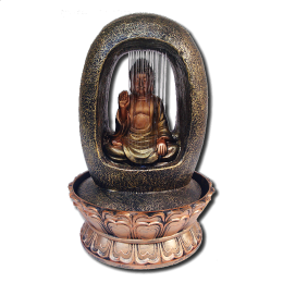 Συντριβάνι Feng Shui Τυχερός Βούδας - 42cm