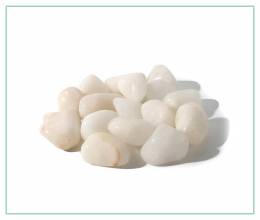 Φυσικός ενεργειακός λίθος milky quartz-γαλακτώδης χαλαζίας-βότσαλο-40-58 gr Large